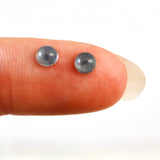 4mm Tiny Dark Blue Cat Glass Eyes