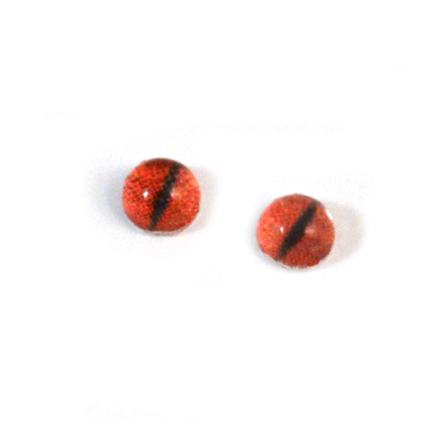Red Glass Eyes no Wire 4mm