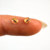 4mm Little Gold Dragon Glass Eyes