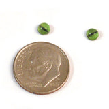 4mm Tiny Green Dragon Glass Eyes
