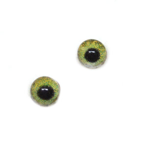 4mm Tiny Hazel Green Doll Human Small Iris Glass Eyes