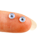 4mm Miniature Blue Doll Glass Eyes