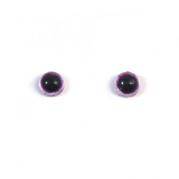 4mm Miniature Light Purple Doll Glass Eyes
