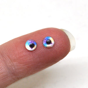 rainbow unicorn glass eyes 