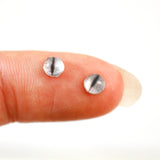 4mm Miniature Silver Dragon Glass Eyes
