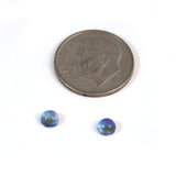 4mm Tiny Blue Lizard Glass Eyes