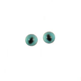 4mm Miniature Turquoise Blue Cat Glass Eyes