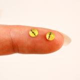 4mm Miniature Yellow Snake Glass Eyes