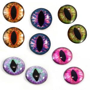 Dragon or Cat Glass Eyes Bundle