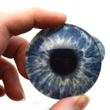 50mm Blue Gray Human Style 2 Inch Glass Eyes Craft Making