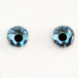 blue butterfly glass eyes