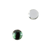 6mm Green and Peach Dragon Glass Eye
