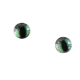 Green and Peach Dragon Glass Eye