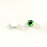 Small Intense Green Human Glass Doll Eyes