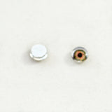 6mm Light Brown Doll Glass Eyes with Whites