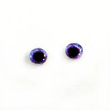 6mm Wide Light Purple Fantasy Glass Eyes