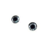 Sparkling Gray Human Glass Eyes