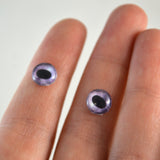 8mm dark purple unicorn glass eyes