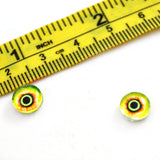 6mm Green and Yellow Monster Glass Eyes