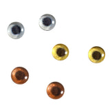 8mm metallic glass eyes
