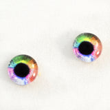 Colorful Rainbow Glass Eyes