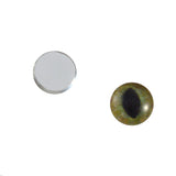 8mm realistic green and brown cat eyes