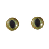 8mm realistic green and brown cat eyes
