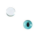 8mm turquoise cat eyes
