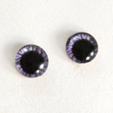 Wide Purple Glass Doll Eyes