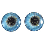blue unicorn glass eyes