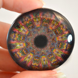 Colorful Kaleidoscope Animated Glass Eyes