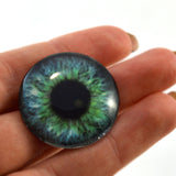 Teal Green Fantasy Human Glass Eyes