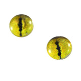 Yellow Snake Reptile Glass Eyes