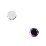 Wide Light Purple Fantasy Glass Eyes