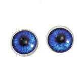 Dark Blue Anime Glass Eyes with Whites