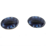 dark blue and black oval horse 