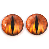 Flaming Fire Animated Dragon Glass Eyes
