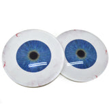 Extraterrestrial Blue Alien Glass Eyes with Whites
