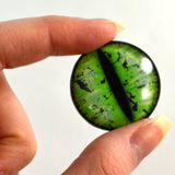 Green Grunge Dragon Glass Eye