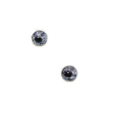 Blue Gray 4mm Human Inspired Glass Eyes