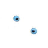 Baby Blue 4mm Human Inspired Glass Eyes