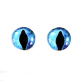 Sparkling Blue Dragon Glass Eyes