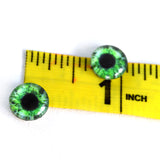 10mm Intense Green Human Glass Eyes