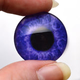 Jewel Tone Dark Blue Human Glass Eyes