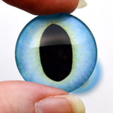 Light Blue Sweet Dragon Glass Eyes