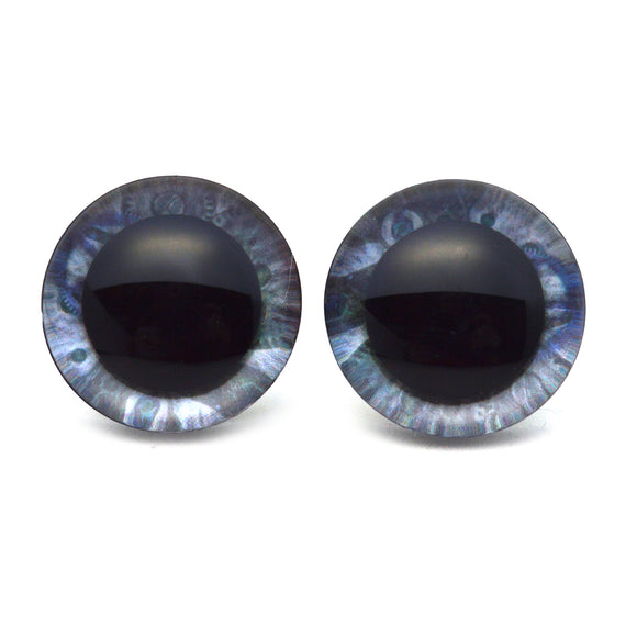 Light Blue and Purple Steampunk Plastic Safety Eyes