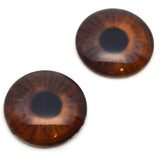 Medium Brown Human Glass Eyes