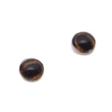 Small Medium Brown Taxidermy Deer Glass Eyes with White Bands