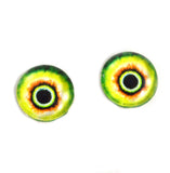 Green and Yellow Monster Glass Eyes