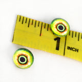 10mm Green and Yellow Monster Glass Eyes
